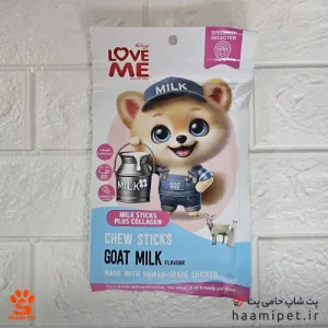 تشویقی نرم سگ لاومی با طعم شیر بز 60 گرمی